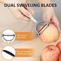 Fruitaardappelwortel Appelschiller Y En I-Vormige Roestvrijstalen Groenteschillers Met Ergonomische Antisliphandgreep Voor Keuken