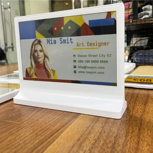 ป้ายชื่ออิเล็กทรอนิกส์ New Ble Epaper ขนาด 7.3 นิ้ว แบบสองด้าน สีสันสดใส ใช้หมึกอิเล็กทรอนิกส์ E-Ink สำหรับการประชุมอัจฉริยะ จอแสดงผล E Ink - Product Image 1