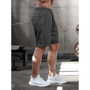 2025 pantalones cortos deportivos para correr para hombre, pantalones cortos ligeros de poliéster para entrenamiento de gimnasio, cintura elástica, cómodos pantalones cortos Cargo Logo - Product Image 3
