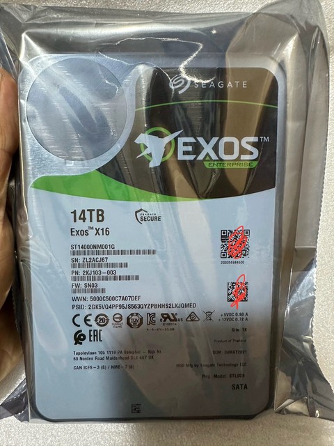 Enterprise Hard Disk ST16000NM000J Internal SATA 10T/12T/14T 2TB+