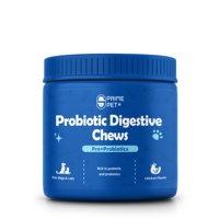 Probiotiques Softchew pour chiens et chats Suppléments de santé intestinale digestive à saveur de poulet pour chiens et chats Soins de santé