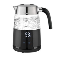 Bouilloire Électrique Intelligente en Verre à Double Paroi 1,7 L 2200 W avec Écran Tactile, Ébullition Rapide et Arrêt Automatique – Appareil Ménager – Vente en Gros Disponible