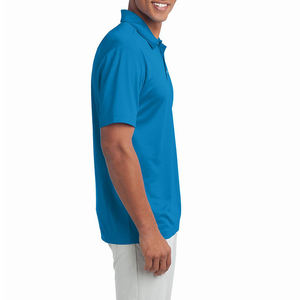 Fabricación profesional Ropa casual Hombres Polos Venta caliente Nuevo diseño Color sólido Polos para hombres transpirables - Product Image 5