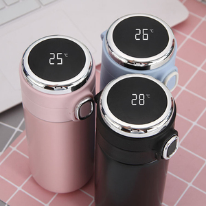 Botella de Agua de Acero Inoxidable 304 con Aislamiento al Vacío de Doble Pared, Pantalla LED de Temperatura, Vaso Térmico Inteligente con Tapa Abatible - Product Image 6