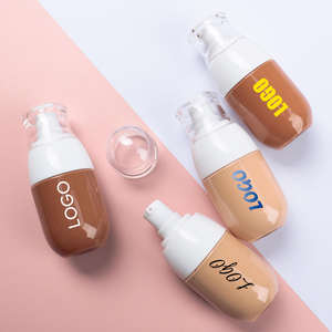 Base de maquillaje de marca privada, base líquida impermeable vegana, alta calidad, alta cobertura, <span class=keywords><strong>24h</strong></span>, <span class=keywords><strong>Super</strong></span> <span class=keywords><strong>Stay</strong></span> Whitening Vegan - Product Image 1