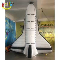 Avion aérospatial gonflable de missile gonflable géant de fusée de navette spatiale pour la publicité