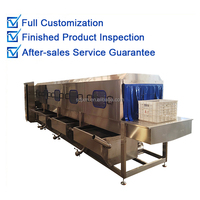 Fruit & Groente Machine Mand Krat Bak Cake Pan Tunnel Lade Wasmachine Voor Efficiënte Reiniging