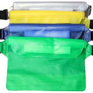 กระเป๋าใส่โทรศัพท์มือถือกันน้ำ PVC สำหรับว่ายน้ำและดำน้ำ สายรัดแบบถอดได้ ความจุต่ำกว่า 21 ลิตร - Product Image 4