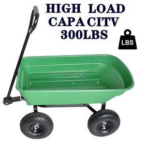 Garden and Firewood Moving Vehicle Four-Wheel Plastic Dump Truck for Agricultural Use Outdoor - Product Image 2