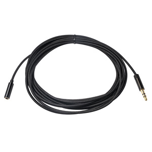 Son Hi-Fi 3.5mm Câble Aux Mâle à Femelle Nylon Tressé <span class=keywords><strong>Casque</strong></span> Cordon Aux Cordon Câble Audio Auxiliaire pour Voiture, <span class=keywords><strong>Casque</strong></span> - Product Image 5