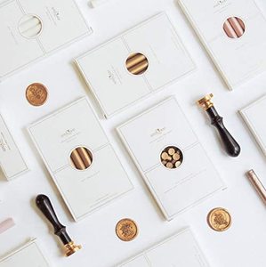 Sceau pour cachet de cire, 100 pièces, <span class=keywords><strong>tampon</strong></span> métallique, or, grand cartes d'invitation de mariage, enveloppes, vin de noël - Product Image 6