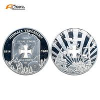 Mémoire de Dieu de la Croix Pièces d'Allemagne plaquées argent 1914