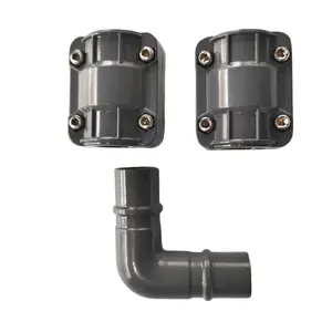 80mm pipe quick connector equal 90 elbow for aluminum pipe to pipe system factory price DN80