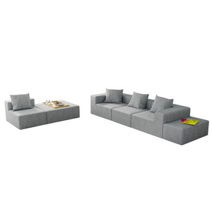 Breathable Living Room L-shaped Compressed <strong>Sofa</strong>, Modular Sectional <strong>Sofa</strong> <strong>Bed</strong>, Foam Fabric Vacuum-packed <strong>Sofa</strong> - Product Image 2