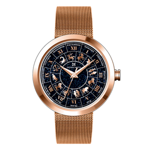 <span class=keywords><strong>Montre</strong></span> à quartz pour femme tendance avec cadran des douze signes du zodiaque, ODM OEM, <span class=keywords><strong>montre</strong></span>-bracelet personnalisée - Product Image 6