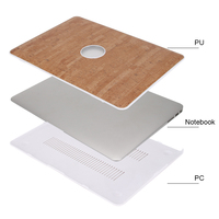 2024 vente chaude pour Macbook Pro Retina 15.4 16 M1 A2141 A2485 accessoires en bois dos ordinateur portable peaux dures
