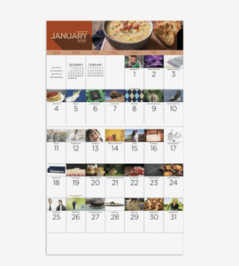 Calendriers muraux agrafés personnalisés avec logo pour la Fête Nationale 2027 – Cadeau d'entreprise en gros – 12 mois – Qualité supérieure - Product Image 4