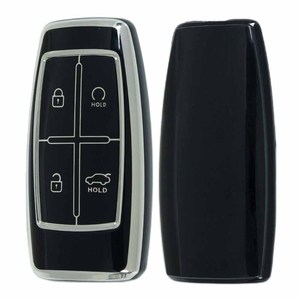 Huanyue ฝาครอบกุญแจรถยนต์สำหรับ Genesis GV70 G80ที่หุ้มกุญแจ G90 GV80 4ดอก - Product Image 2