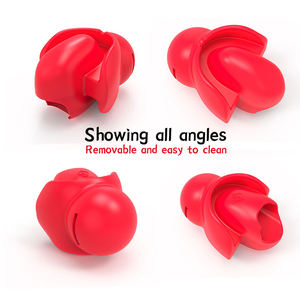 Gag buccal amovible en silicone avec boules d'expansion orale Jouets érotiques pour hommes et femmes pour équipement de bondage - Product Image 2