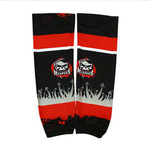 Chaussettes de hockey sur glace à sublimation personnalisée - Product Image 1