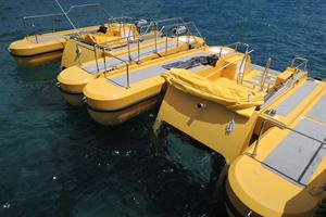 2022 nuevo barco pontón híbrido submarino de aluminio a la moda para ver bajo el agua productos deportivos y de entretenimiento - Product Image 2