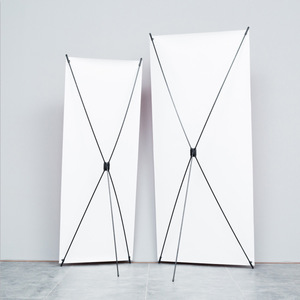 Precio Especial Soporte Retráctil para Pancartas, Soporte de Tubo Delgado Tipo <span class=keywords><strong>X</strong></span>, Exhibidor de Plástico Negro Reutilizable 60x160 <span class=keywords><strong>80x180</strong></span> para Publicidad y Bodas - Product Image 3