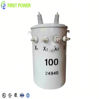 Transformateurs monophasés montés sur poteau ANSI 50/60HZ 30KVA 50KVA 167KVA 6KV 10KV 15KV 20KV 35KV 100KVA pour système de distribution