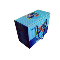 Hete Aanbieding UV-coating Geëmbosseerde Golfkartonnen dozen voor fruitverpakkingen Opvouwbaar ontwerp ISO9001 gecertificeerd Aangepaste kleur/maat