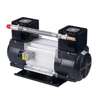 Compresseur d'air à piston sans huile asynchrone 5KW, compresseur d'air électrique pour camion et autobus urbain