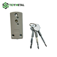 Kunci Pintu Geser Kaca Patio TIDY DL-01, Aman, Modern, Aluminium & Baja Anti Karat, Sistem Tekan Tombol, Tahan Lama