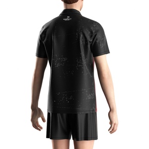 T-shirt de sport à séchage rapide de haute qualité pour hommes, t-shirt polo surdimensionné, chemises de bowling rétro - Product Image 6