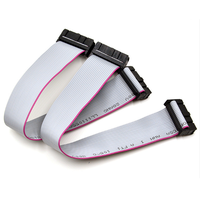 Cable Plano IDC Gris Yeasion YS-09 en Oferta, Cable Serial DB9 para Computadora, Motocicleta, Automóvil, Pantalla LED