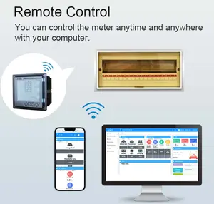 220V Energie zähler Kwh Spannung Strom Strom 3 Phasen Digital Kwh Ct Smart Leistungs messer Mit Rs485