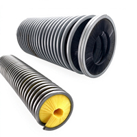 Brosse de nettoyage rotative spirale intérieure à 360 degrés, industrielle, en fil de nylon, cylindrique, pour nettoyage interne, compatible OEM