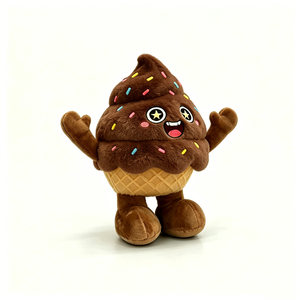 Juguete <span class=keywords><strong>de</strong></span> peluche <span class=keywords><strong>de</strong></span> helado <span class=keywords><strong>de</strong></span> chocolate con chispas, animal <span class=keywords><strong>de</strong></span> peluche suave para niños <span class=keywords><strong>de</strong></span> 3 años en adelante, unisex - Product Image 1