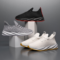 Chaussures de course sportives respirantes pour l'extérieur, légères, abordables, de haute qualité, avec logo personnalisable OEM, directement de l'usine