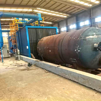 Machine de grenaillage à jet continu pour métaux, prix, machine de grenaillage intégrée à l'abrasif pour l'industrie