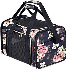 JW PET köpek taşıyıcı orta köpekler, kedi taşıyıcı çanta, köpek seyahat taşıyıcısı büyük kedi taşıyıcı açık yürüyüş - Product Image 1