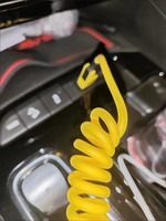 1,5 M 4-in-1-Ladekabel für Telefon ladegerät Typ C-Kabel Schnell ladekabel Feder verlängerung leitung Schnell ladegerät