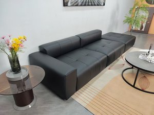 Déstockage : Canapé Pixel 3,3 m avec structure en bois massif et revêtement en <span class=keywords><strong>cuir</strong></span> écologique pour <span class=keywords><strong>salon</strong></span>, villa, hôtel - Product Image 5