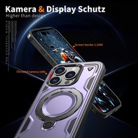 Support magnétique à rotation 360° anti-chute pour iPhone 16 Pro Max 15 14 13 12 11, coque de téléphone antichoc