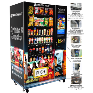 Siêu Mạnh Mẽ Công Suất Lớn 22Inch Màn Hình Cảm Ứng Lạnh Máy Bán Hàng Tự Động Cho Thực Phẩm Và Đồ Uống Máy Bán Hàng Tự Động <span class=keywords><strong>2025</strong></span> - Product Image 5