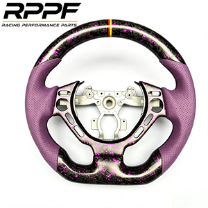 Volant en fibre de carbone véritable forgé sur mesure pour GTR GT-R R35 2009-2016, pièces intérieures automobiles en cuir - Product Image 1