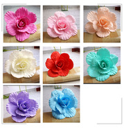 Lot de roses artificielles géantes décoratives faciles d'entretien pour mariages, fêtes et vitrines