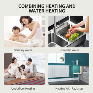 Chauffe-eau mural intelligent 20KW 16L au <span class=keywords><strong>gaz</strong></span> naturel, <span class=keywords><strong>chaudière</strong></span> combinée <span class=keywords><strong>à</strong></span> <span class=keywords><strong>gaz</strong></span> avec contrôle par application, échangeur de chaleur en cuivre, classe énergétique - Product Image 4