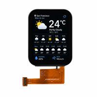 1,96 Zoll IPS TFT LCD Bildschirmmodul 320x386 SPI/MCU Schnittstelle Kompaktes Display 31,1x37,52mm Aktive Fläche IoT-Geräteprojekt