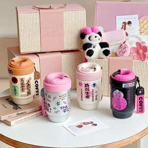 Vaso de Acero Inoxidable de Alta Gama para Niñas, Aislado al Vacío, para Café y Agua, Diseño Anti-Caídas, Regalo de Cumpleaños o Boda para Mejor Amiga, en Caja de Regalo - Product Image 4