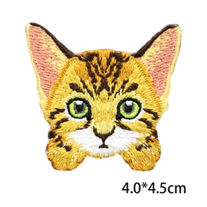 Patch grosir kucing lucu 2 inci, tempelan besi untuk hoodie & tas - Product Image 3