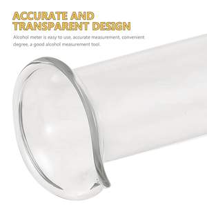 Hydromètre Testeur d'<span class=keywords><strong>alcool</strong></span>, 0-25% Hydromètre pour la fabrication du vin, Testeur d'<span class=keywords><strong>alcool</strong></span> pour la brasserie artisanale et l'alcoolmètre pour les spiritueux - Product Image 4