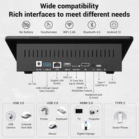 Mini-ordinateur tout-en-un sans ventilateur à écran tactile RK3399, mini-PC industriel robuste de 10,1 pouces, Android 12, 4 Go de RAM, 64 Go de ROM, fabriqué en Chine